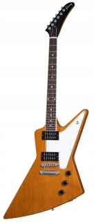 Elektrická gitara Gibson 70s Explorer Antique Natural + puzdro